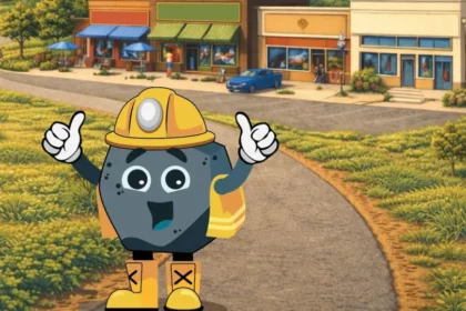 Coalie, o pedaço de carvão que se tornou o novo mascote de Trump