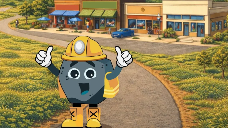 Coalie, o pedaço de carvão que se tornou o novo mascote de Trump