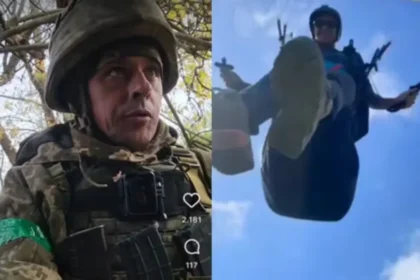 Brasileiro que foi para guerra na Ucrânia morre em acidente de parapente