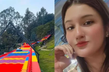 Mulher diz estar com medo antes de cair de tobogã e morrer na Colômbia