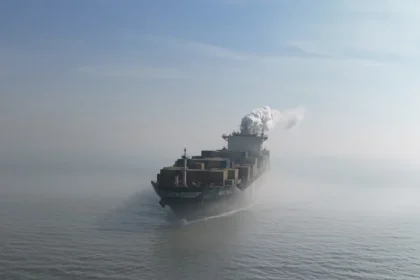 Navio porta-contêineres é atingido por projétil perto do estreito de Ormu