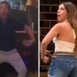 Pai repete gesto de argentina presa no Rio por racismo; vídeo