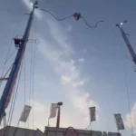 Cabo se rompe em brinquedo e deixa feridos em parque na Espanha; veja