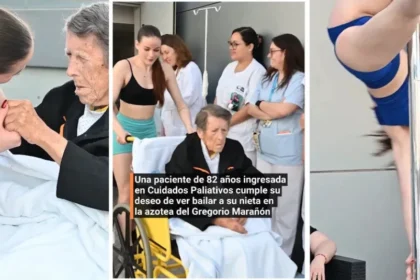 Doente dos Cuidados Paliativos sai para cumprir sonho de ver neta dançar