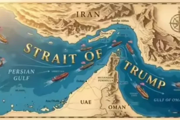 Presidente dos EUA republica mapa que renomeia Hormuz para