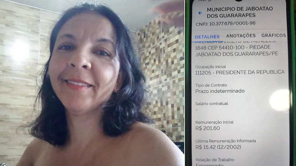 Mulher descobre em cadastro que é
