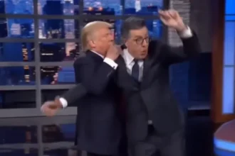 Trump publica vídeo de IA em que atira apresentador em lata de lixo