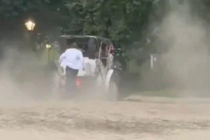 Turista morre em passeio de carruagem depois de cavalo perder o controle