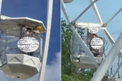 Casal é filmado fazendo sexo em roda-gigante durante festival de Rock