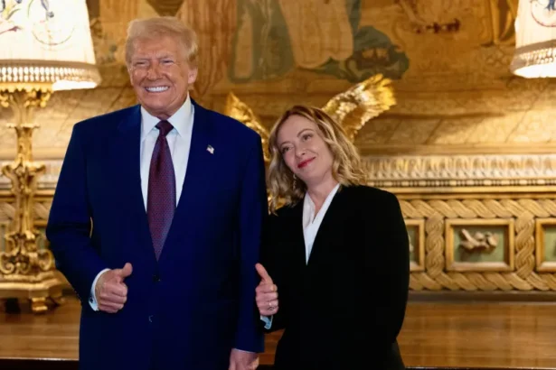 Trump diz que Meloni