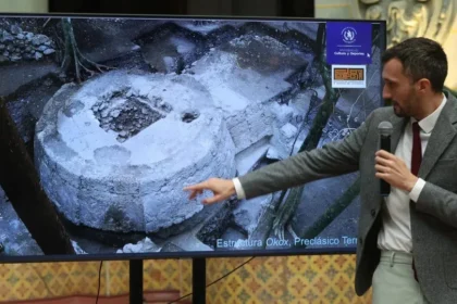 Arqueólogos descobrem rara estrutura maia preservada na Guatemala
