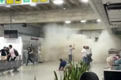 Pânico: Veja o momento em que terremoto atinge aeroporto na Venezuela