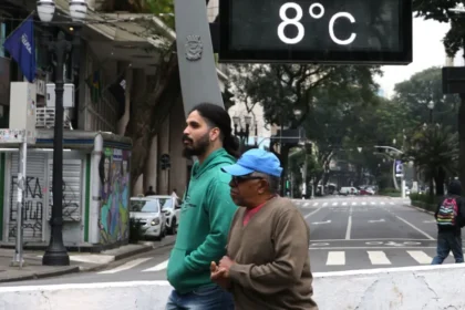 Massa polar derruba temperaturas e pode levar frio de -8°C ao Sul