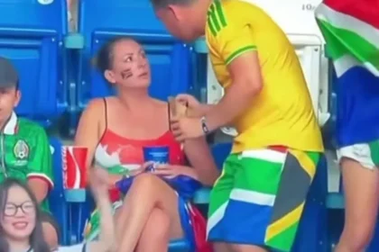 Discussão entre casal na Copa viraliza e internet pede o divórcio; veja