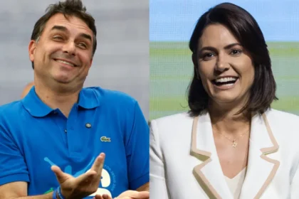 Flávio Bolsonaro faz apelo por apoio de Michelle e volta a pedir desculpas