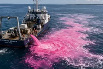 Por que cientistas despejaram 62 mil litros de soda cáustica no mar?